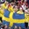 COLOGNE, GERMANY - MAY 12: Sweden fans cheering on their team during preliminary round action against Italy at the 2017 IIHF Ice Hockey World Championship. (Photo by Andre Ringuette/HHOF-IIHF Images)

